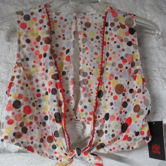 The Diving Girl Collection Polka Dot Tie Halter Size M - Picture 4 of 8